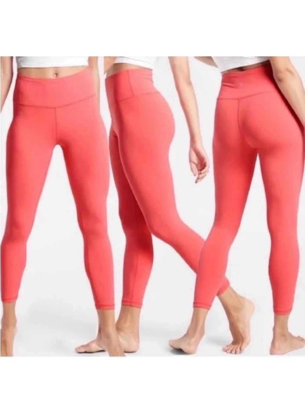 FP MOVEMENT CORAL PINK 7/8 POCKET LEGGINGS